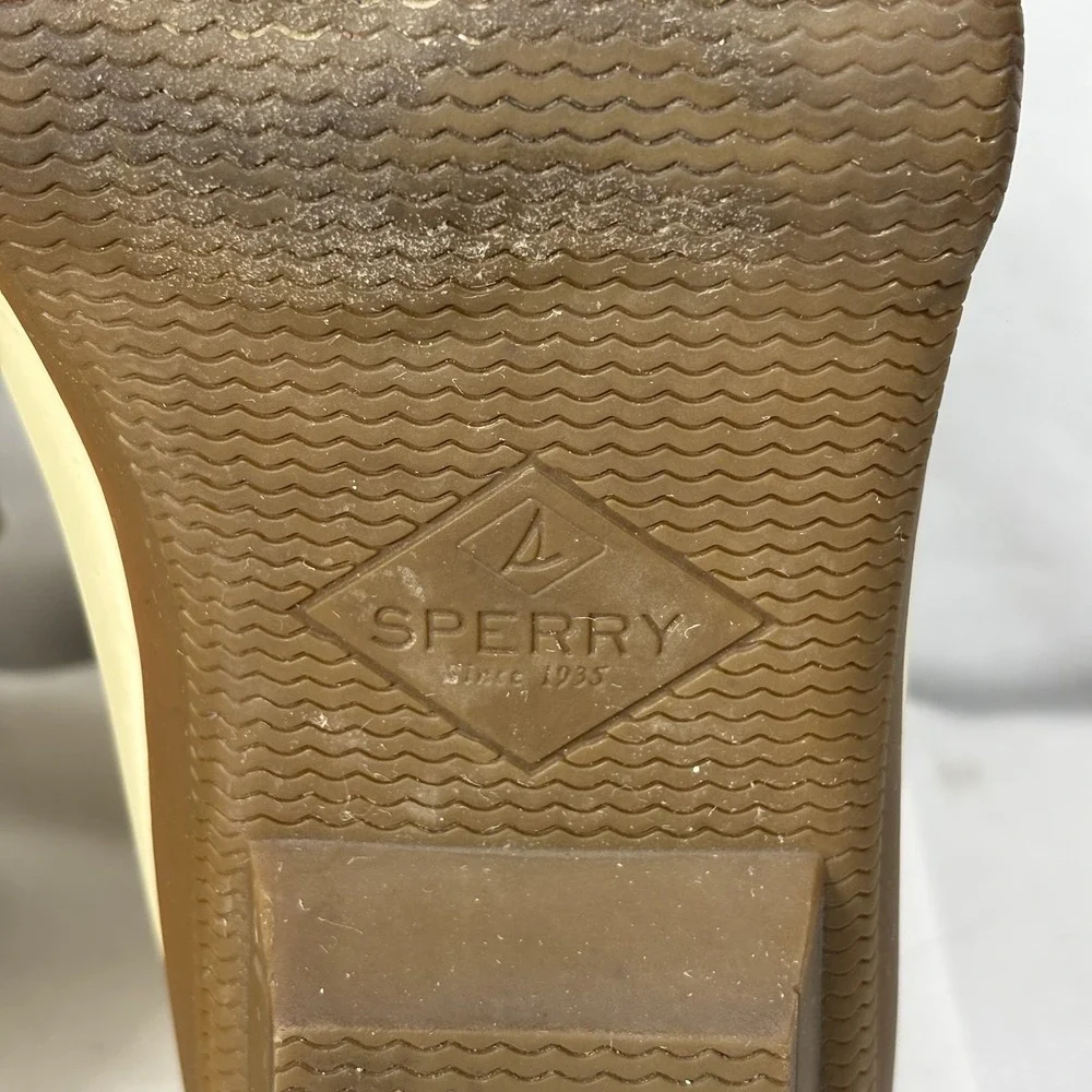 Sperry Women's Syren‎ Gulf Wool Quilt Duck Boots Waterproof Ivory Size 8 M - Picture 16 of 16